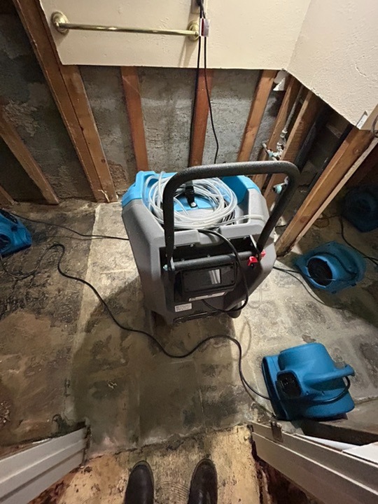 Water damage restoration equipment