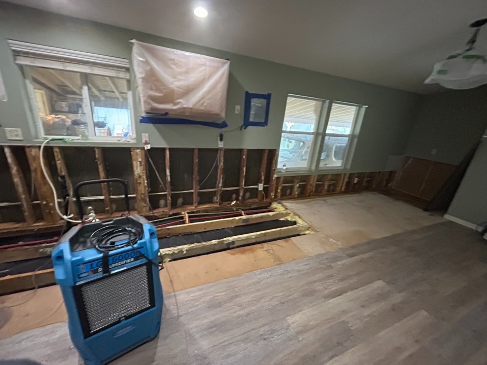 Storm damage restoration equipment and drying